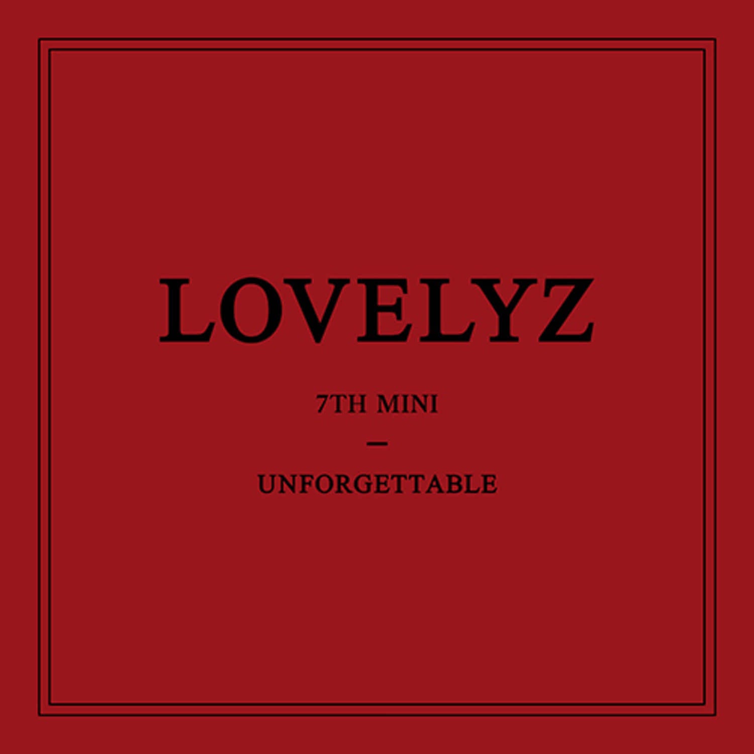 LOVELYZ - [UNFORGETTABLE] (B VER.) - Kpop Album | Kool Seoul - Buy Kpop Albums Online