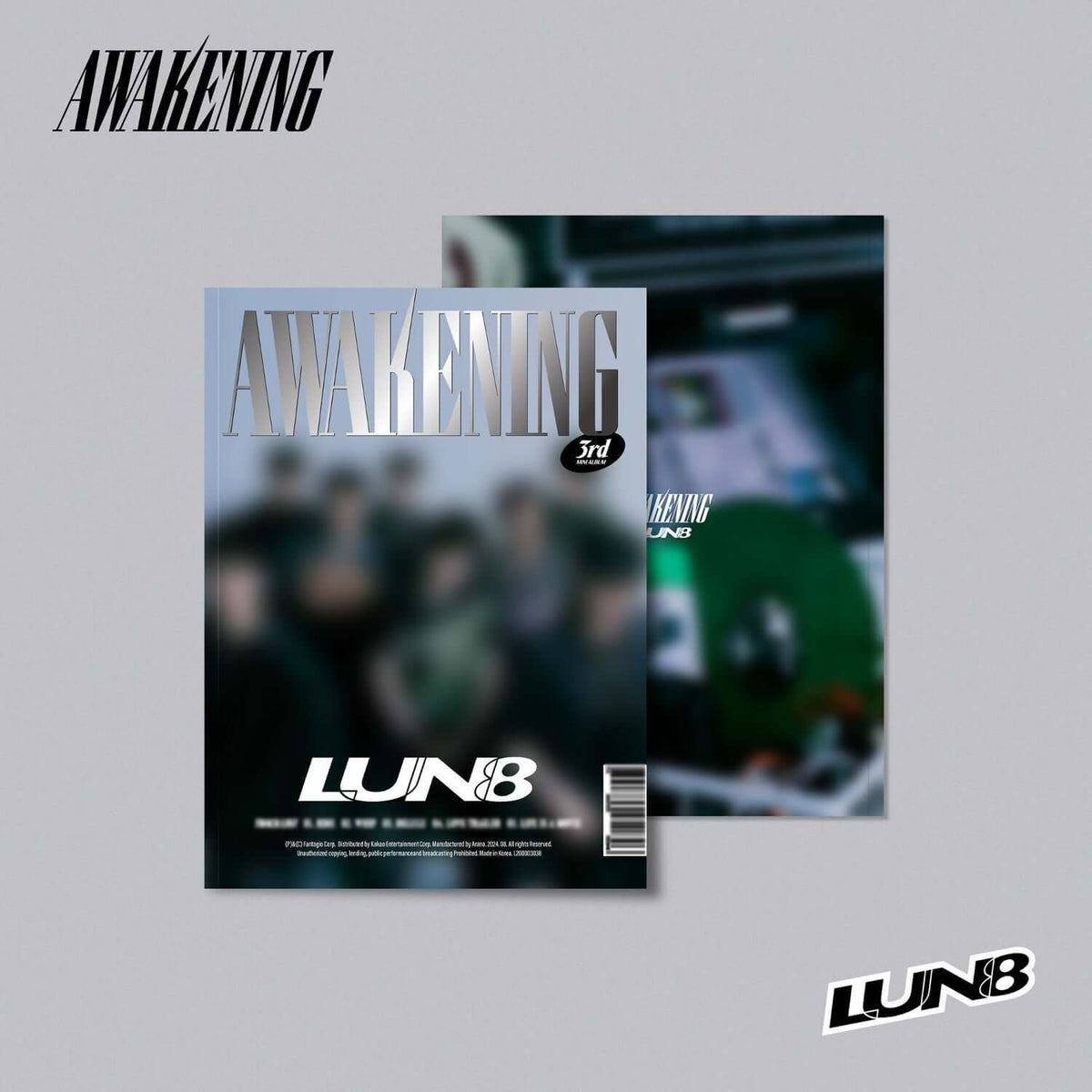 LUN8 - 3rd Mini Album [AWAKENING] (Hip ver.) - Kpop Album | Kool Seoul - Buy Kpop Albums Online