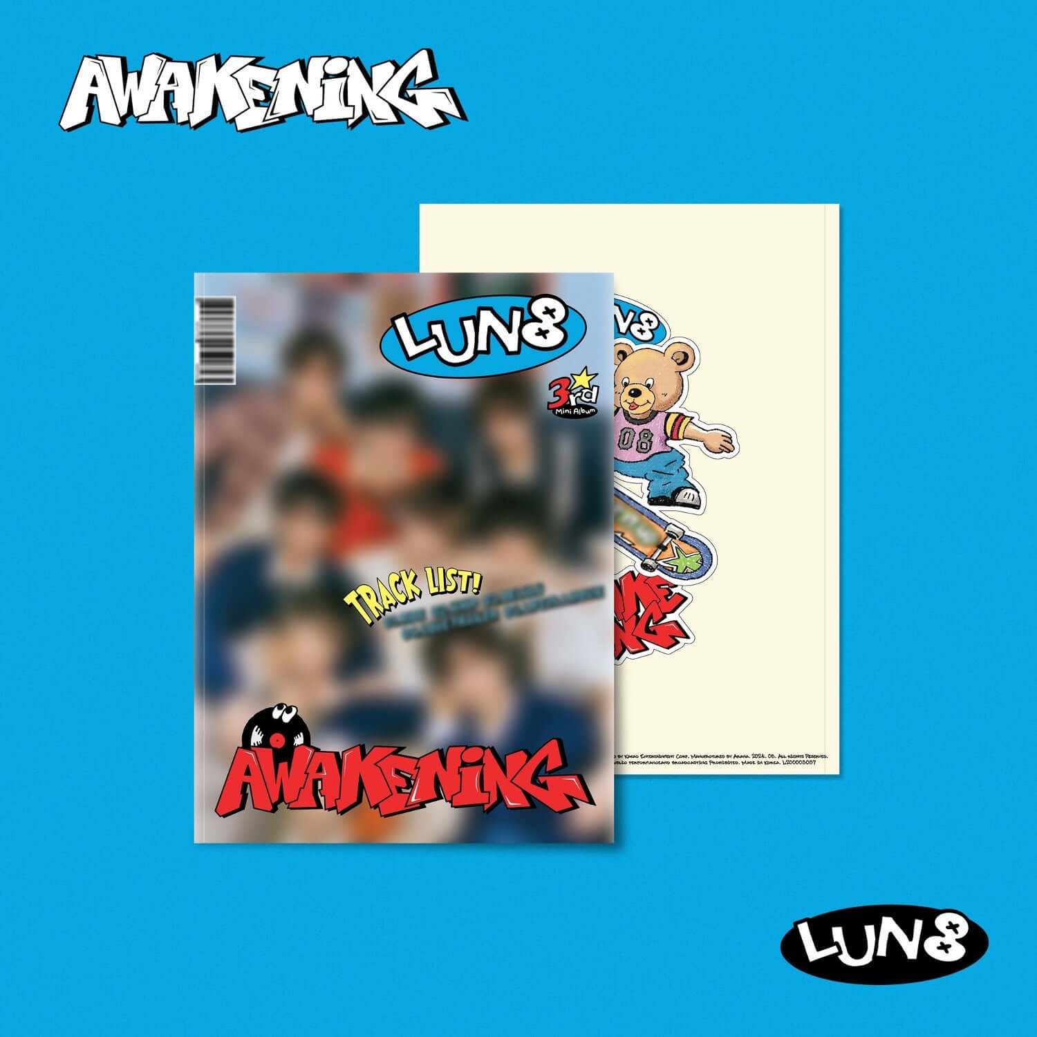 LUN8 - 3rd Mini Album [AWAKENING] (Nerd ver.) - Kpop Album | Kool Seoul - Buy Kpop Albums Online
