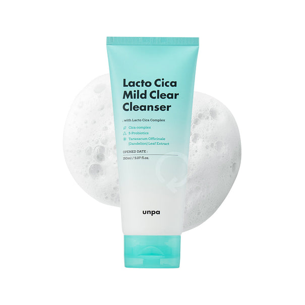 UNPA Lacto Cica Mid Clear Cleanser 150ml available on Koolseoul.com, your Korean Eshop from Seoul !