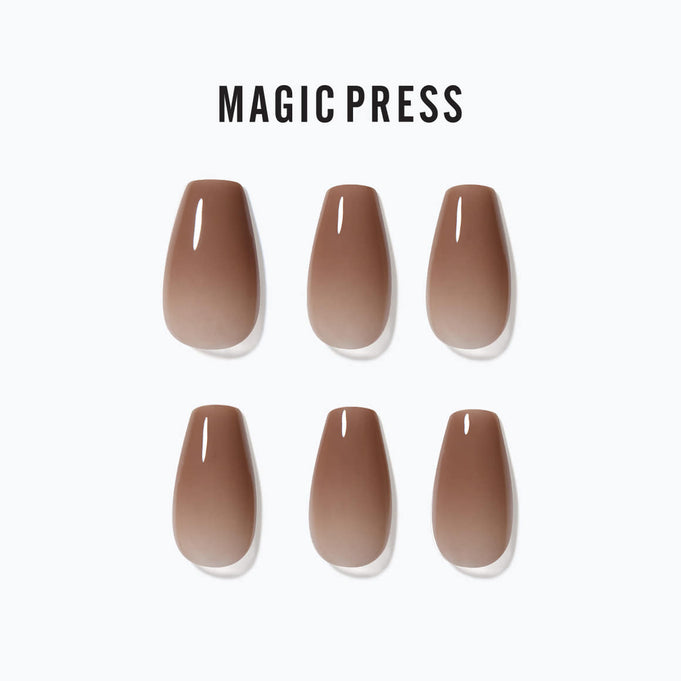 DASHING DIVA MAGIC PRESS Cinnamon Brown - Coffin | Kool Seoul