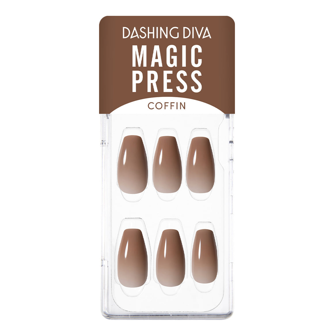 DASHING DIVA MAGIC PRESS Cinnamon Brown - Coffin | Kool Seoul