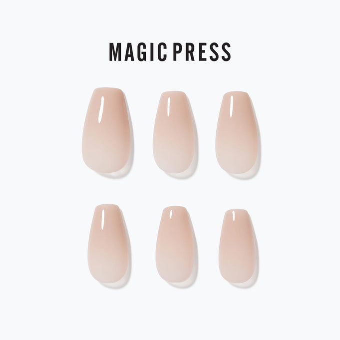 DASHING DIVA MAGIC PRESS Rose Beige - Coffin | Kool Seoul