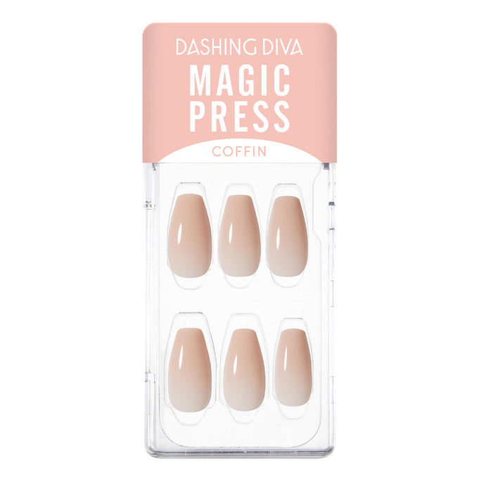 DASHING DIVA MAGIC PRESS Rose Beige - Coffin | Kool Seoul
