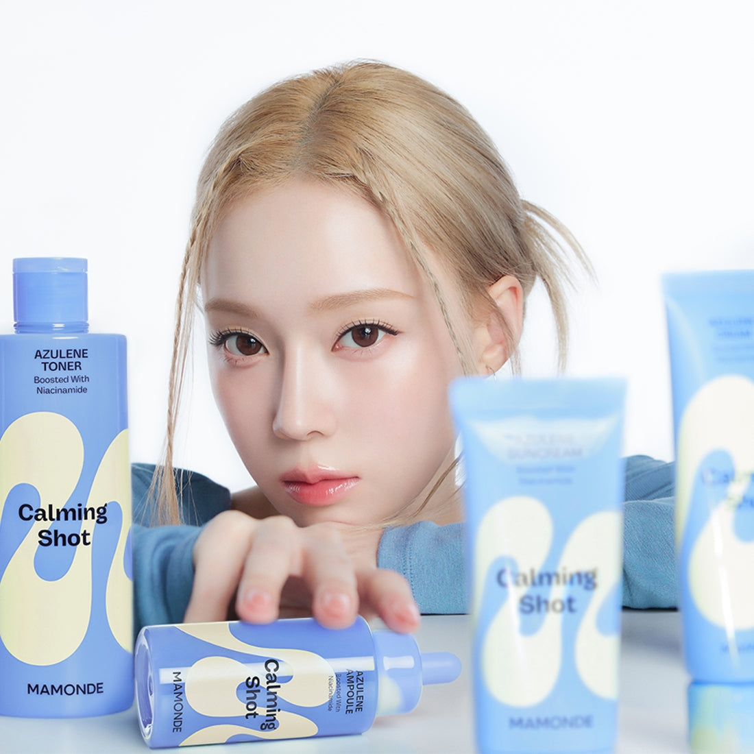 MAMONDE Calming Shot Azulene Toner 300ml disponible sur Ma petite Coree, ton Eshop 100% K-beauty en direct de Seoul