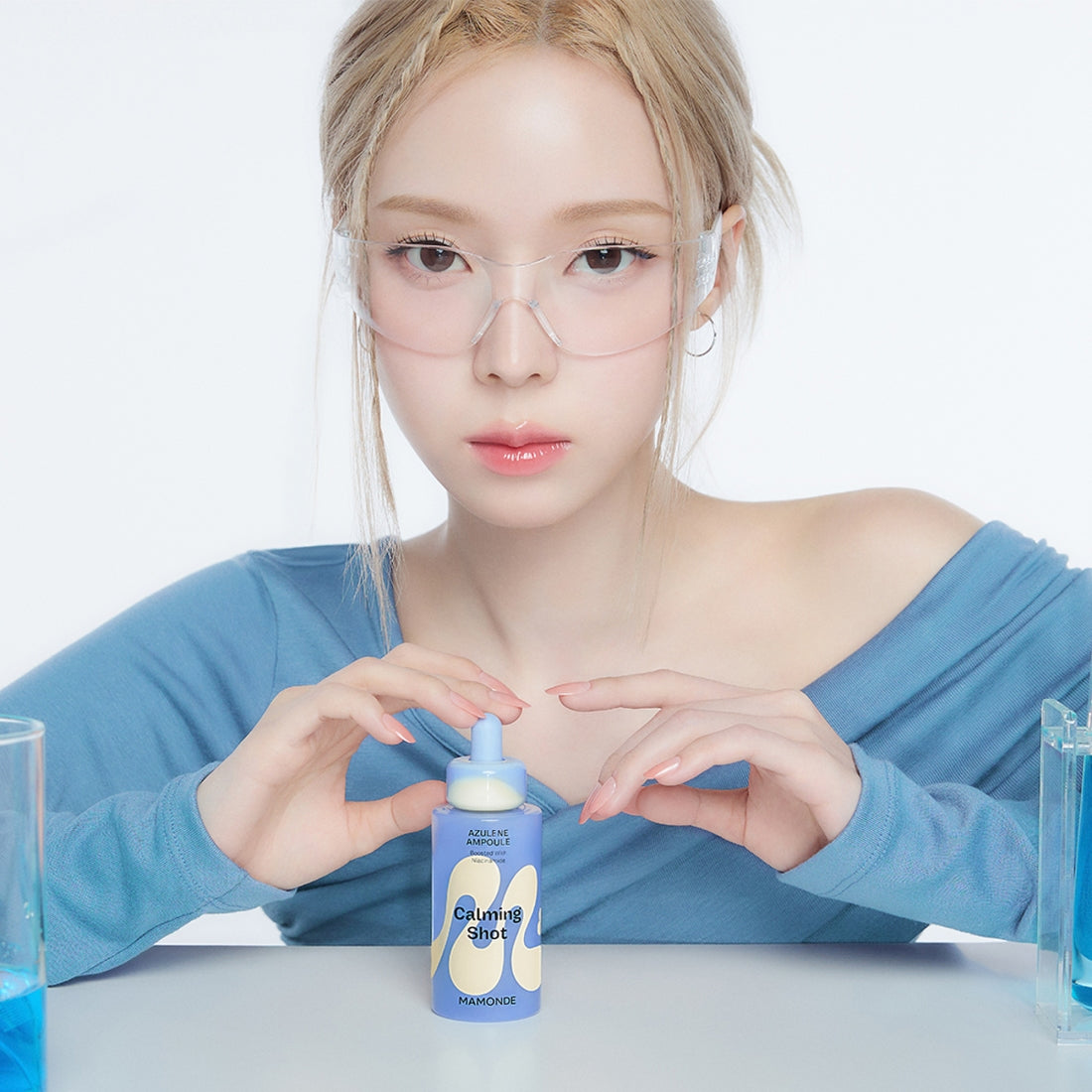 MAMONDE Calming Shot Azulene Trace Moisture Ampoule 50ml disponible sur Ma petite Coree, ton Eshop 100% K-beauty en direct de Seoul