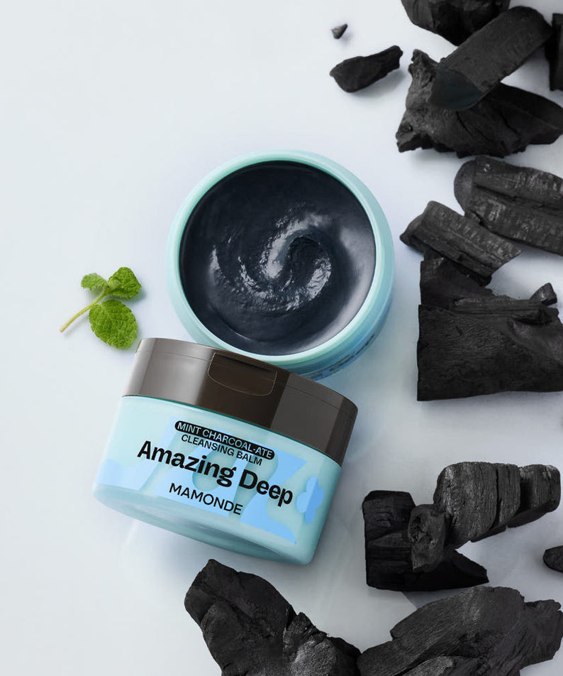 MAMONDE Amazing Deep Mint Chocolate Cleansing Balm 90ml with mint and charcoal for deep cleansing