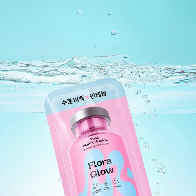 MAMONDE Flora Glow Rose Ampoule Mask Pack