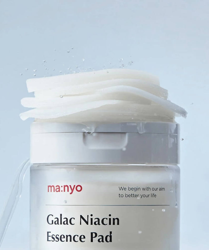 MANYO Galac Niacin Essence Pad 80 Sheets - Hydrating skincare pad for glowing skin