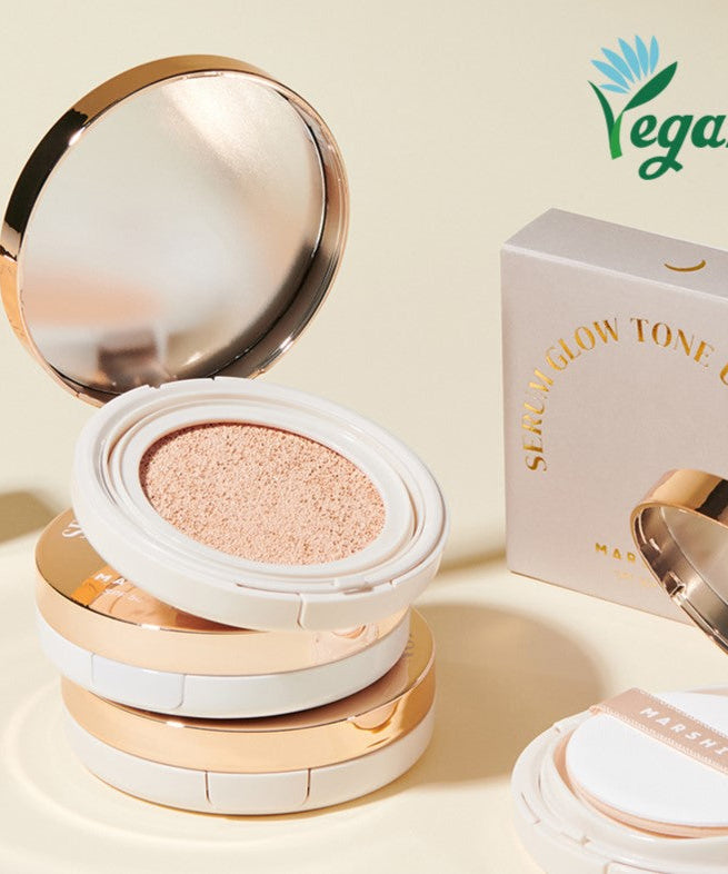 MARSHIQUE Serum Glow Tone Up Sun Cushion | Kool Seoul