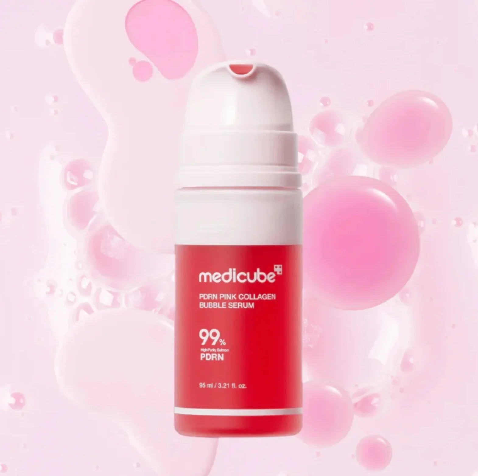 Medicube Pdrn Bubble Cream Serum 95ml