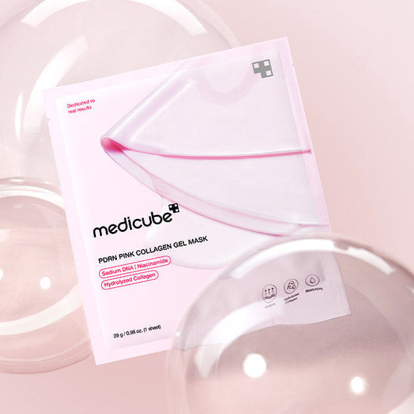 MEDICUBE PDRN Pink Collagen Gel Mask (4 masques) available on Koolseoul.com, your Korean Eshop from Seoul !