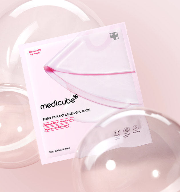 MEDICUBE PDRN Pink Collagen Gel Mask (4 masques) available on Koolseoul.com, your Korean Eshop from Seoul !