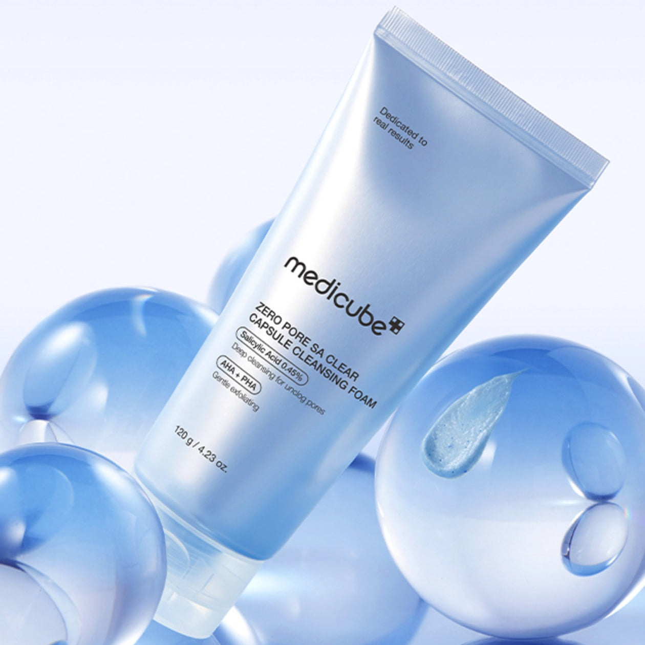 MEDICUBE Zero Pore Sa Clear Capsule Cleansing Foam 120g