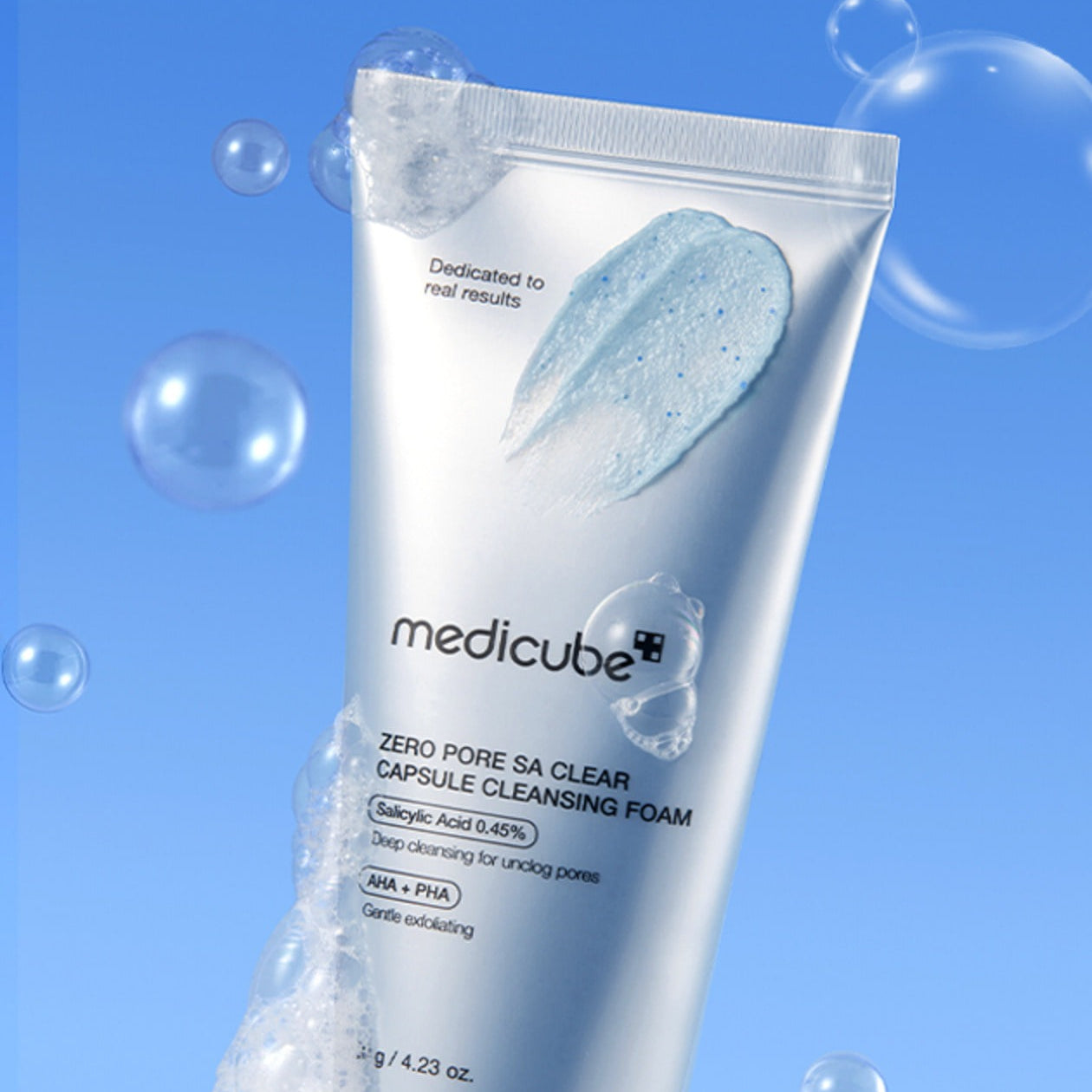 MEDICUBE Zero Pore Sa Clear Capsule Cleansing Foam 120g