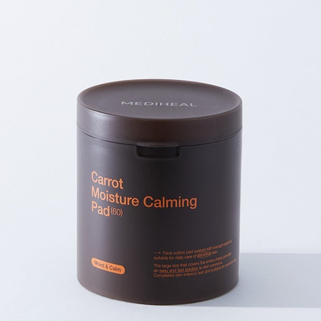 Mediheal Carrot Moisture Soothing Pads 60 Sheets