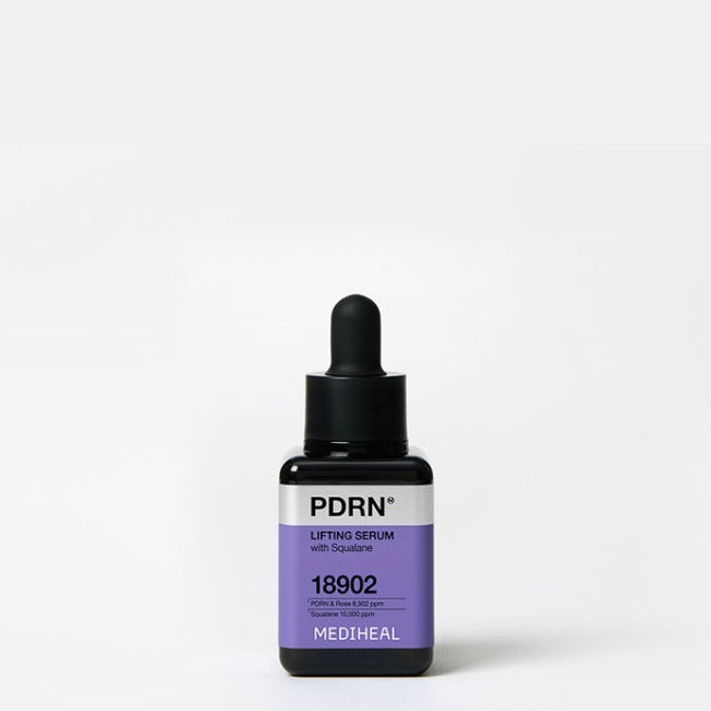 MEDIHEAL PDRN Pore Elasticity Serum 40ml bottle with dropper on white background