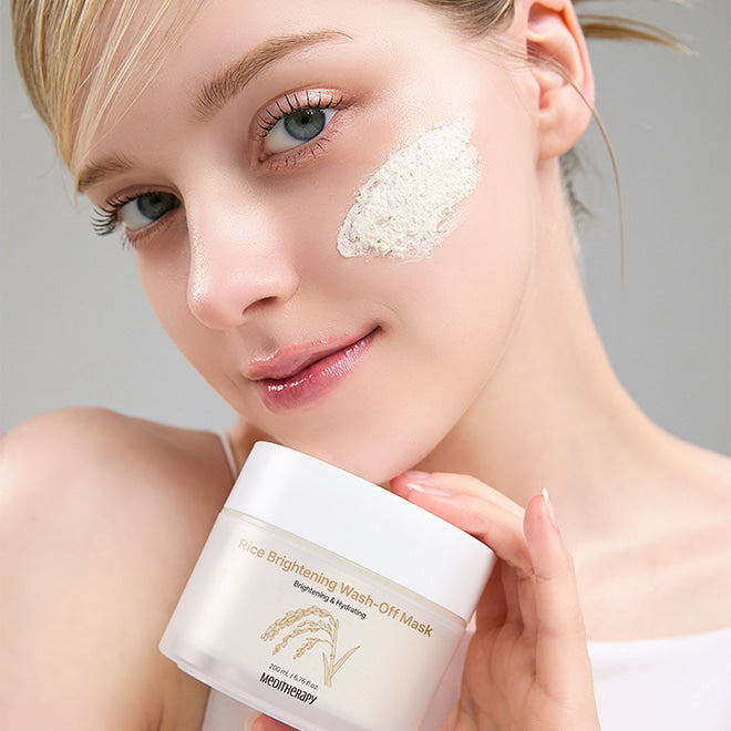 MEDITHERAPY Rice Brightening Wash-Off Mask 200ml disponible sur Ma petite Coree, ton Eshop 100% K-beauty en direct de Seoul