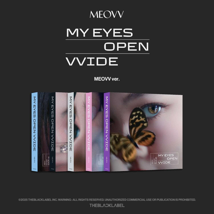 Meovv - 1st EPアルバム [My Eyes Open Vvide] (Meovv版) (5種のうちランダム1) - Kpopアルバム