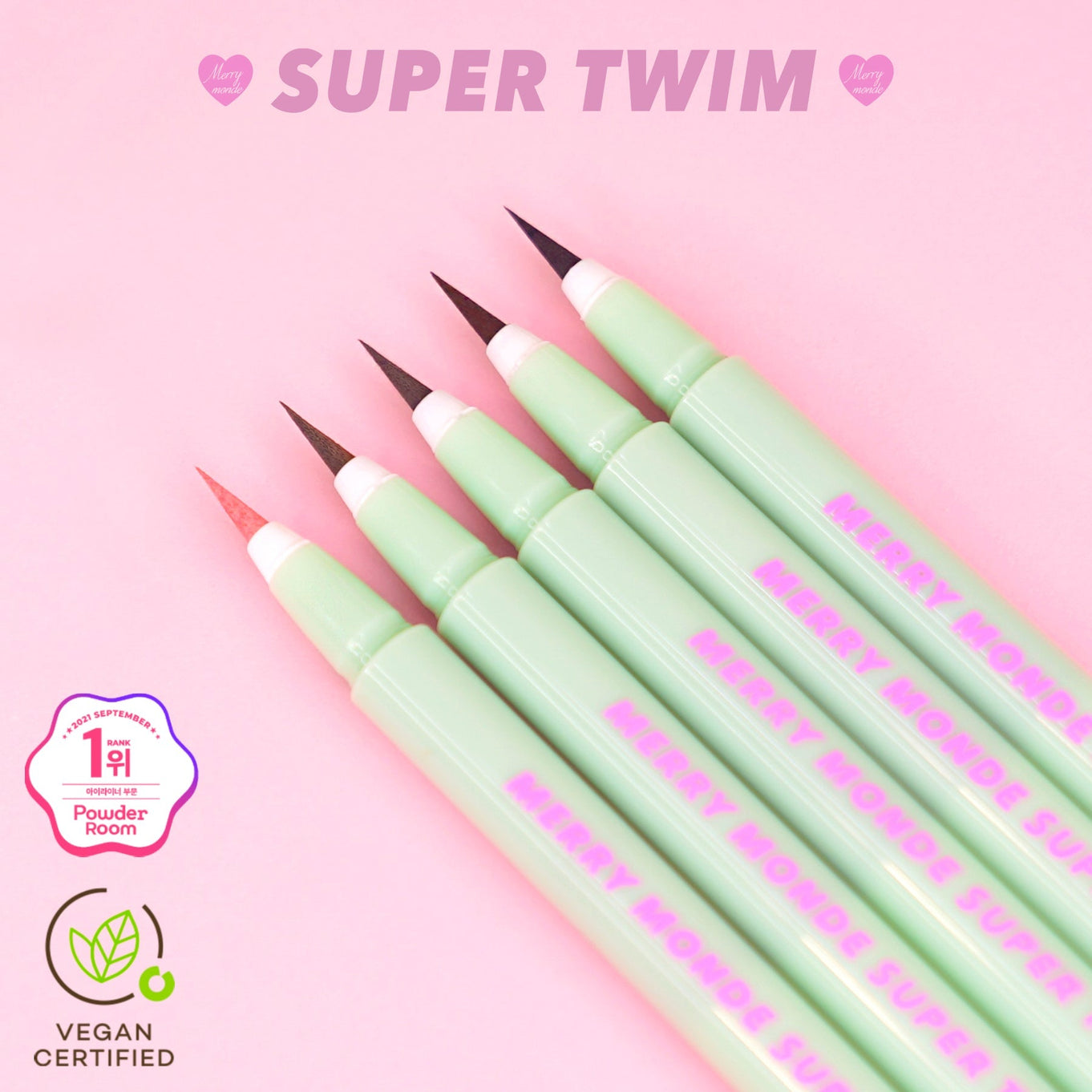 MERRY MONDE Super Twin Pen Eyeliner | Kool Seoul