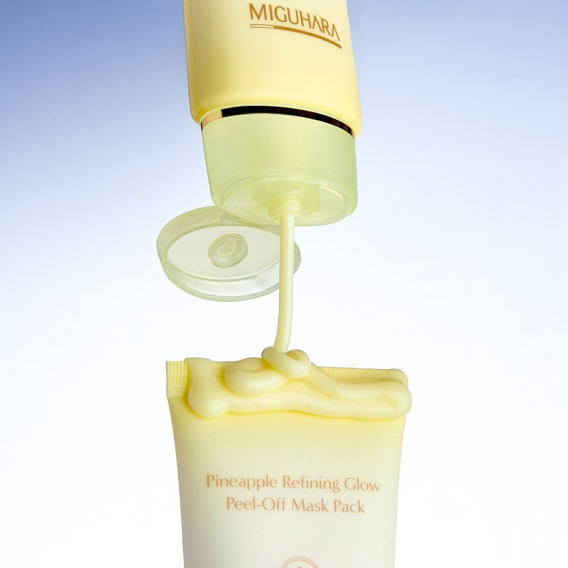 MIGUHARA Pineapple Refining Glow Peel Off Mask Pack 60ml