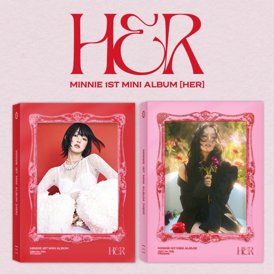 Minnie ((G)I-Dle) - 1st Album [Her] (全2種よりランダム1種) - Kpopアルバム
