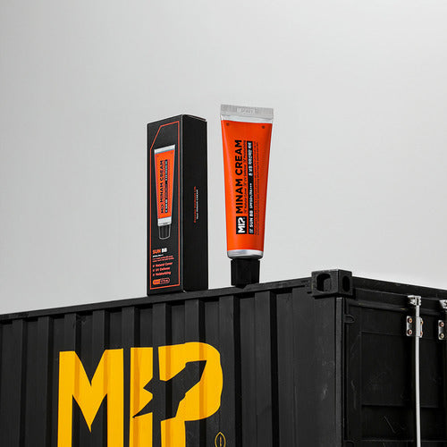 MIP Minam Cream Sun BB + Vita Energy Cleansing Foam Set by Gentleman Korea - Korean skincare set for men featuring Minam Cream sun BB and cleansing foam