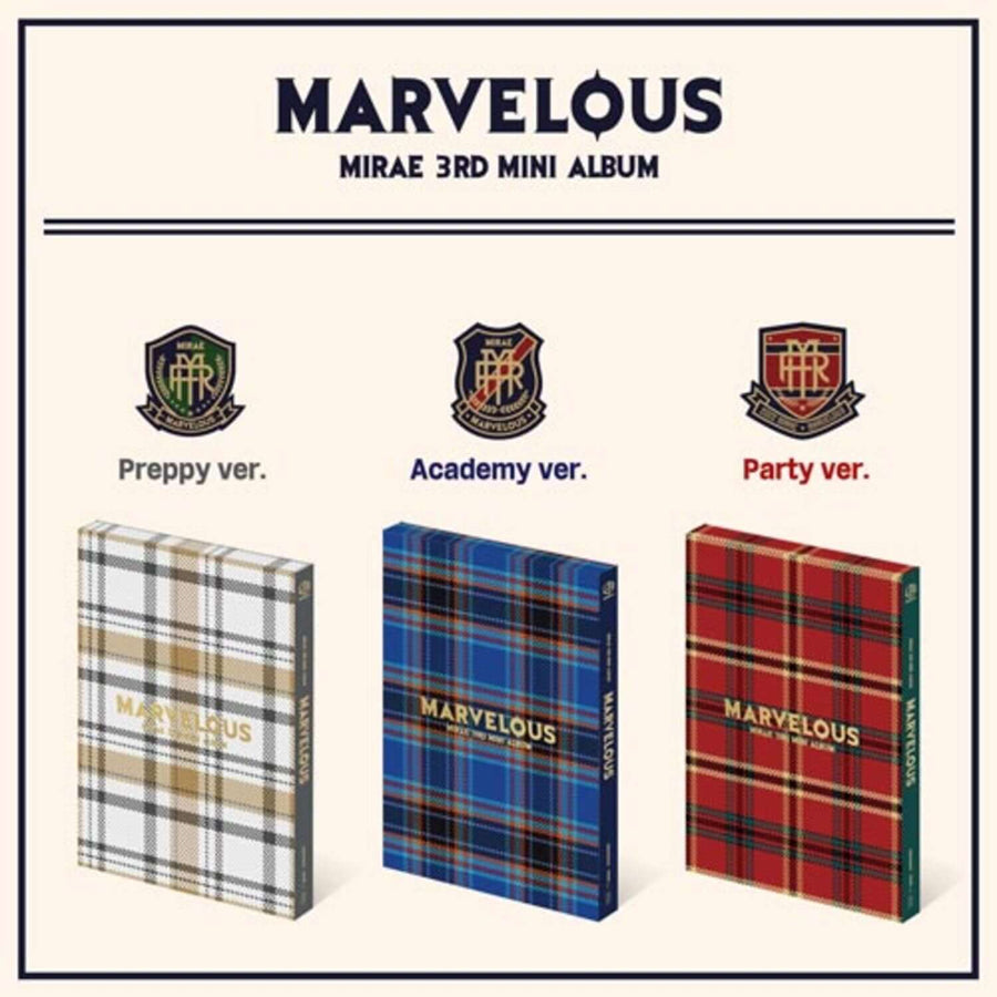 Mirae - 3rd Mini Album [Marvelous] (セット) - Kpop アルバム