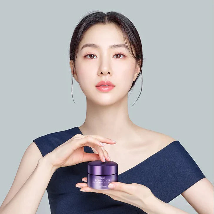 MISSHA Time Revolution Night Repair Ampoule Cream 5X 50ml disponible sur Ma petite Coree, ton Eshop 100% K-beauty en direct de Seoul