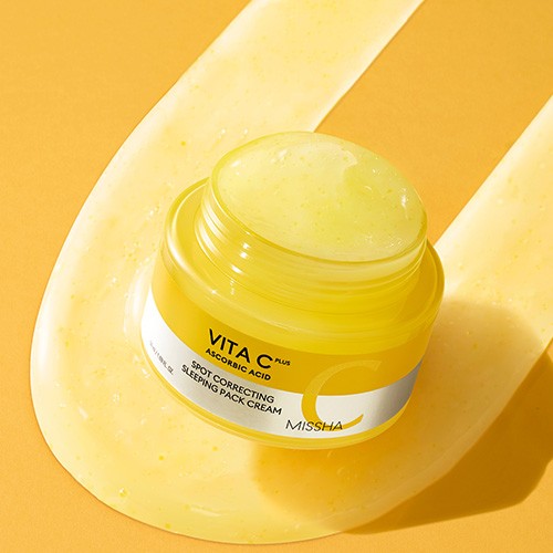 MISSHA Vita C Plus Sleeping Pack Cream 50ml disponible sur Ma petite Coree, ton Eshop 100% K-beauty en direct de Seoul
