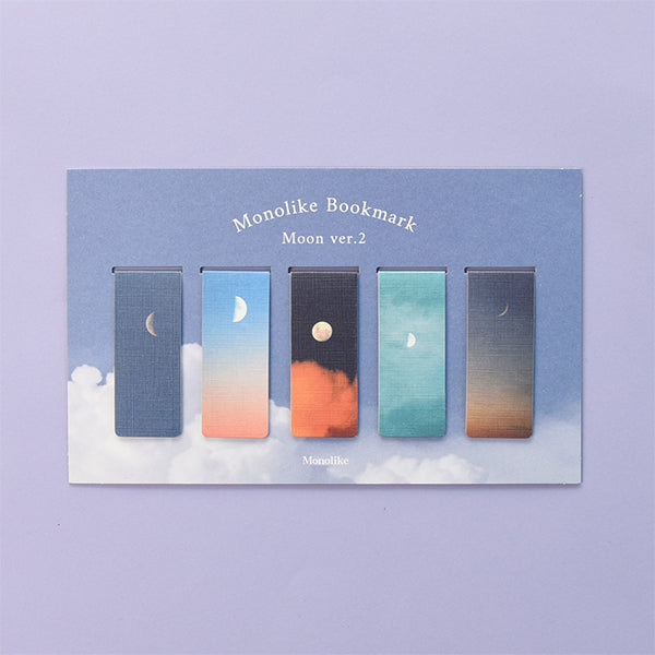Monolike Magnetic Bookmark Set #Moon Ver.2
