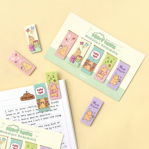 Monolike Magnetic Bookmark #Storytownmomo Ver.1