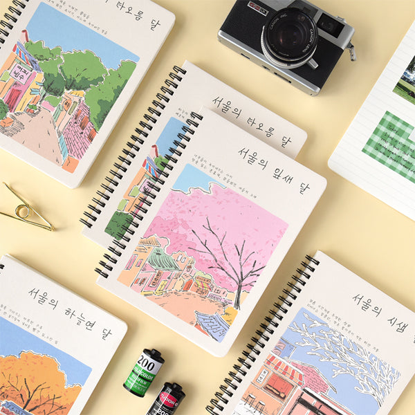 MONOLIKE Seoul's Four Season A5 Spring Line Notebook | Kool Seoul