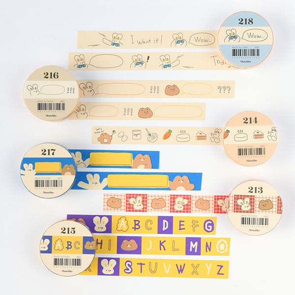MONOLIKE Unmatched Friends Masking Tape | Kool Seoul