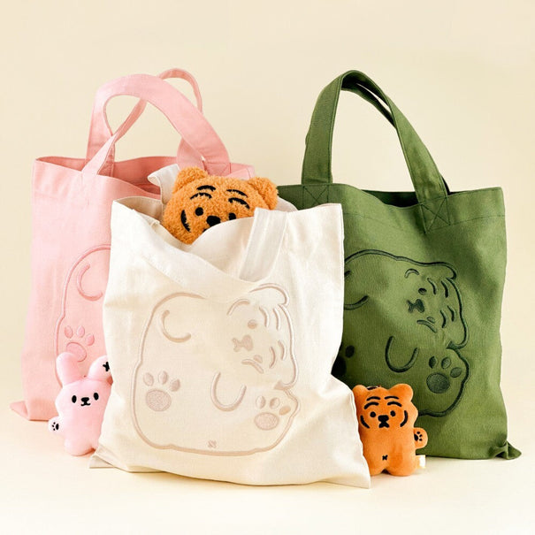 MUZIK TIGER Mini Tiger Eco Bag available on Koolseoul.com, your Korean Eshop from Seoul !