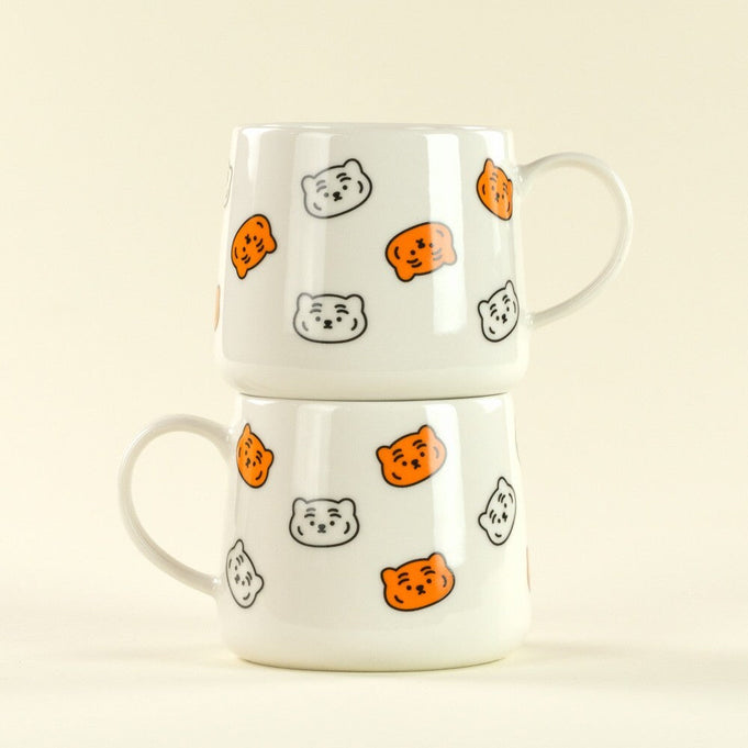 MUZIK TIGER Pattern Mug Cup Set | Kool Seoul