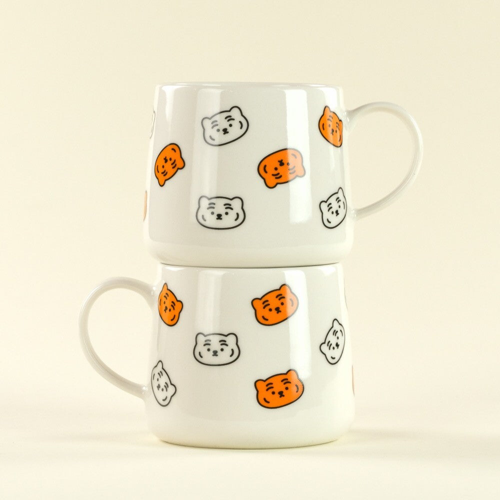 MUZIK TIGER Pattern Mug Cup Set | Kool Seoul