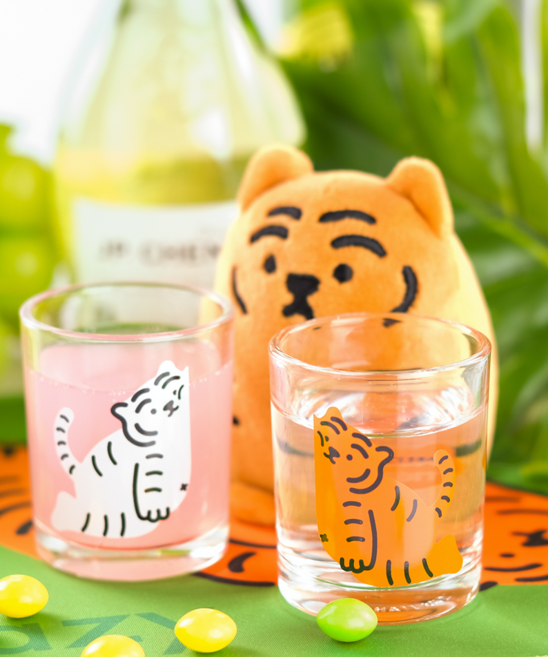 MUZIK TIGER Soju Glass Set | Kool Seoul