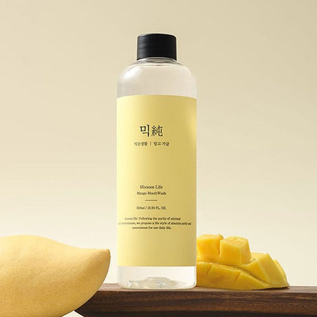 MIXSOON Mango Mouthwash 500ml available on Koolseoul.com, your Korean Eshop from Seoul !