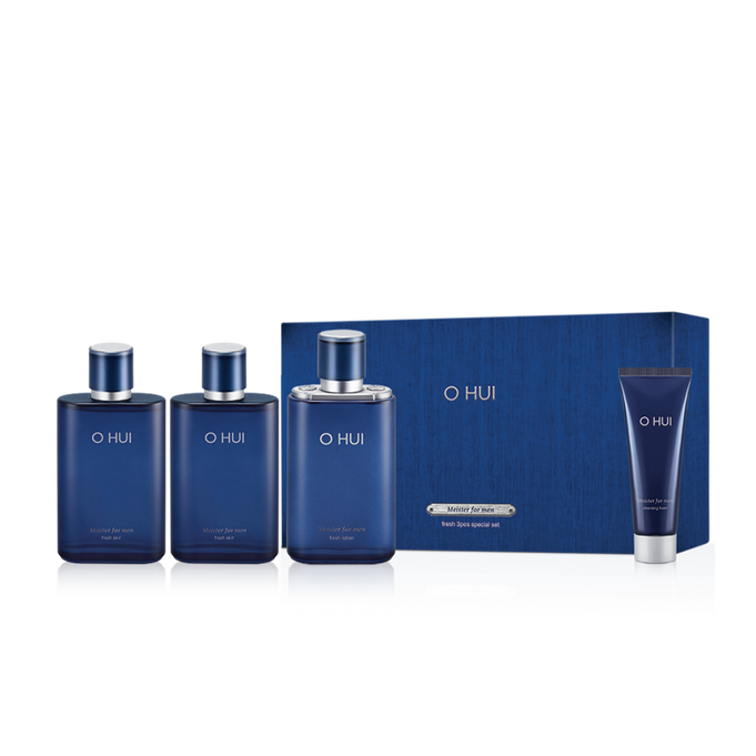 OHUI Meister For Men Fresh Set (Moisturizer, Lotion, Cleansing Foam) | Kool Seoul