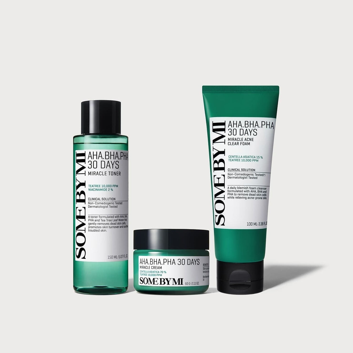 SOME BY MI Miracle Best Set (Foam+Toner+Cream) | Kool Seoul