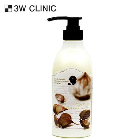 3W CLINIC More Moisture Black Garlic Shampoo 500ml available on Koolseoul.com, your Korean Eshop from Seoul !