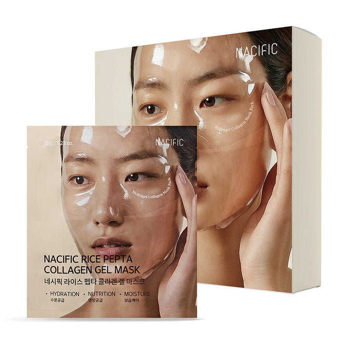 NACIFIC Rice Pepta Collagen Gel Mask set | Kool Seoul