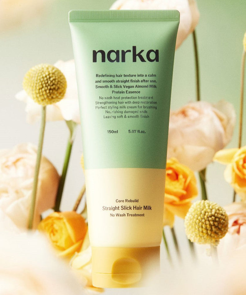 NARKA Straight Slick Hair Milk No Wash Treatment 150ml | Kool Seoul