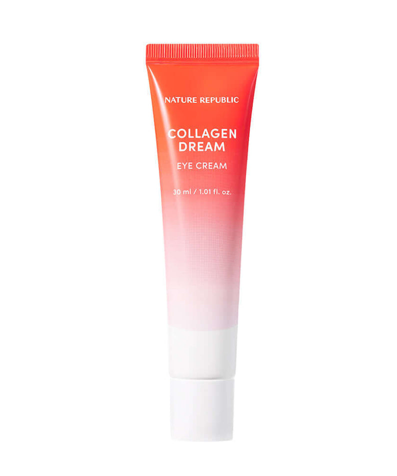 NATURE REPUBLIC Collagen Dream Eye Cream 30ml tube on a white background