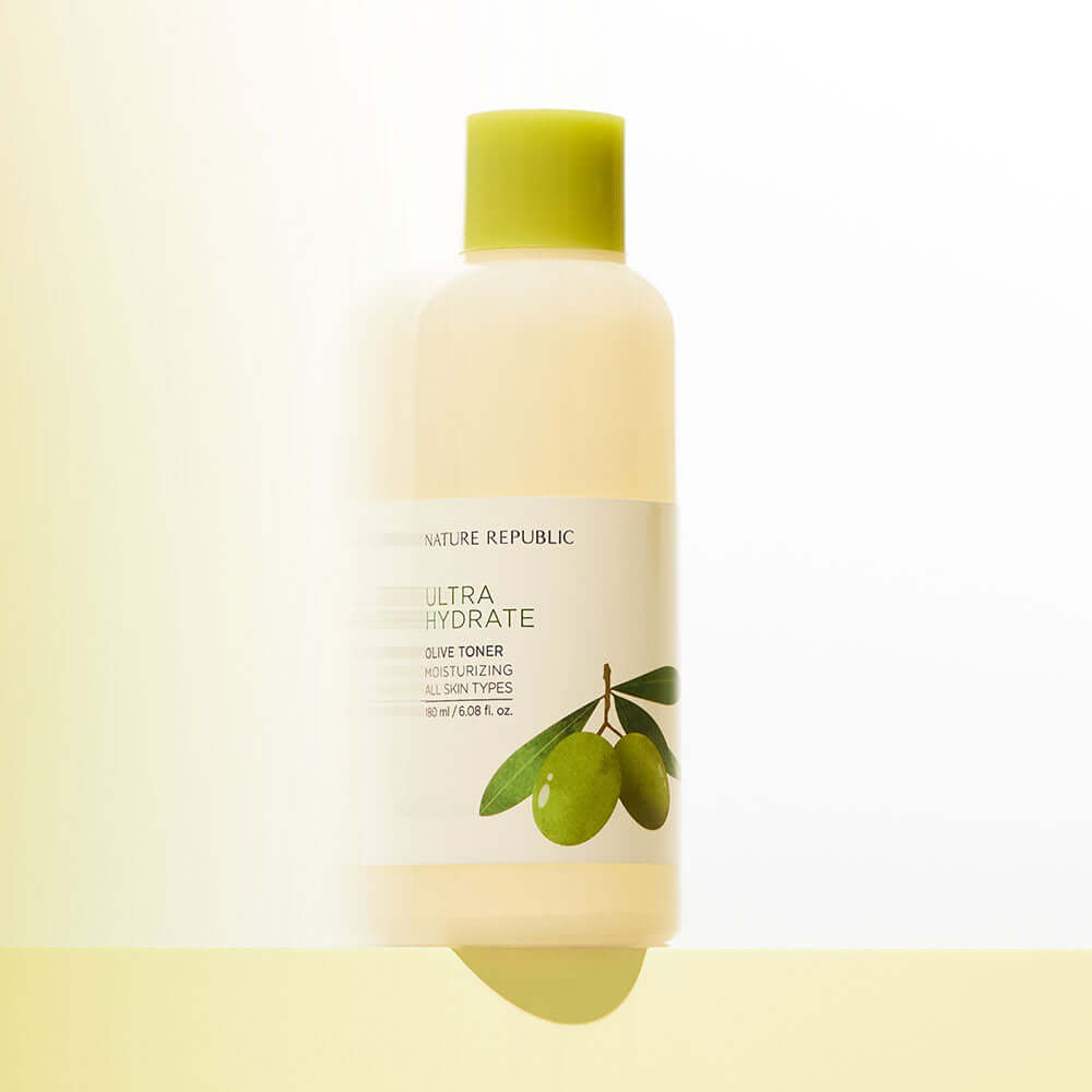 NATURE REPUBLIC Ultra Hydrate Olive Toner 180ml bottle with olive design
