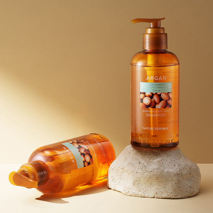 NATURE REPUBLIC Argan Essential Deep Care Shampoo 300ml | Kool Seoul