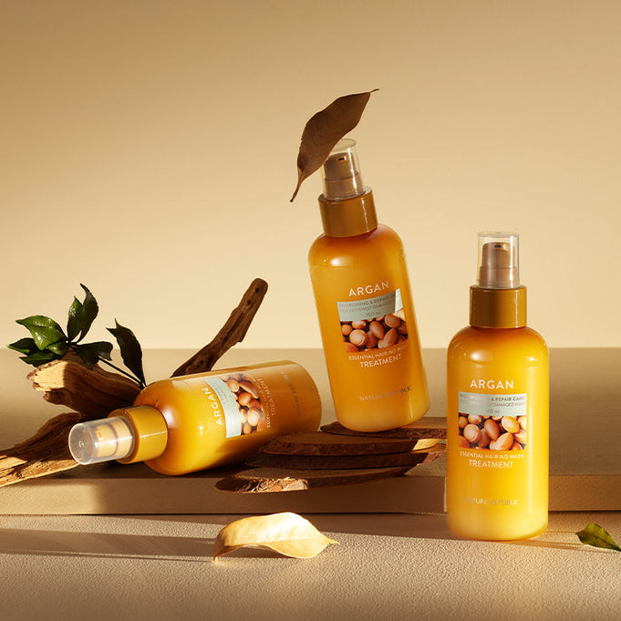 NATURE REPUBLIC Argan Essential Hair No Wash Treatment 160ml | Kool Seoul