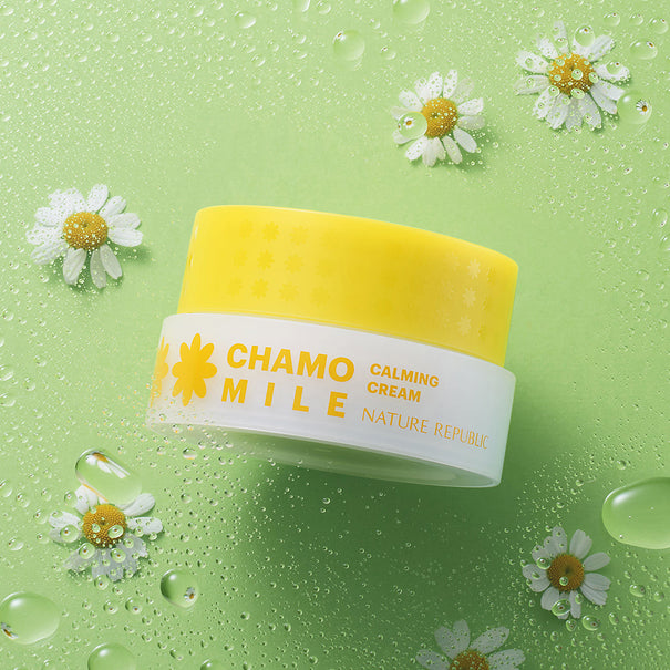 NATURE REPUBLIC Chamomile Calming Cream 55ml available on Koolseoul.com, your Korean Eshop from Seoul !