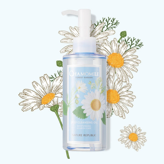 NATURE REPUBLIC Forest Garden Chamomile Cleansing Oil 200ml | Kool Seoul